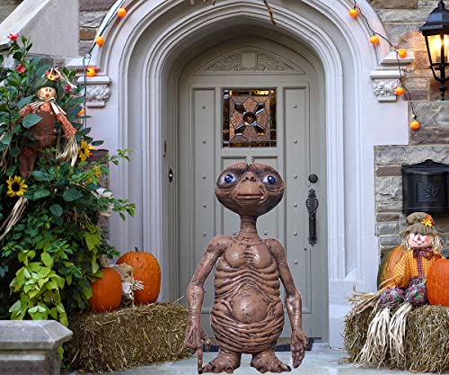 Makeatree Halloween Small Finish Alien Extra Terrestrial Statue Headgear For Indoor Yard Outdoor Decor #TOP6