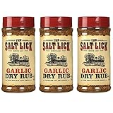 The Salt Lick BBQ Garlic Dry Rub 12 Oz - Pack of 3