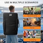 Wide Heated Stadium Seat for Bleachers w/Back Support & Cushion - Image 6