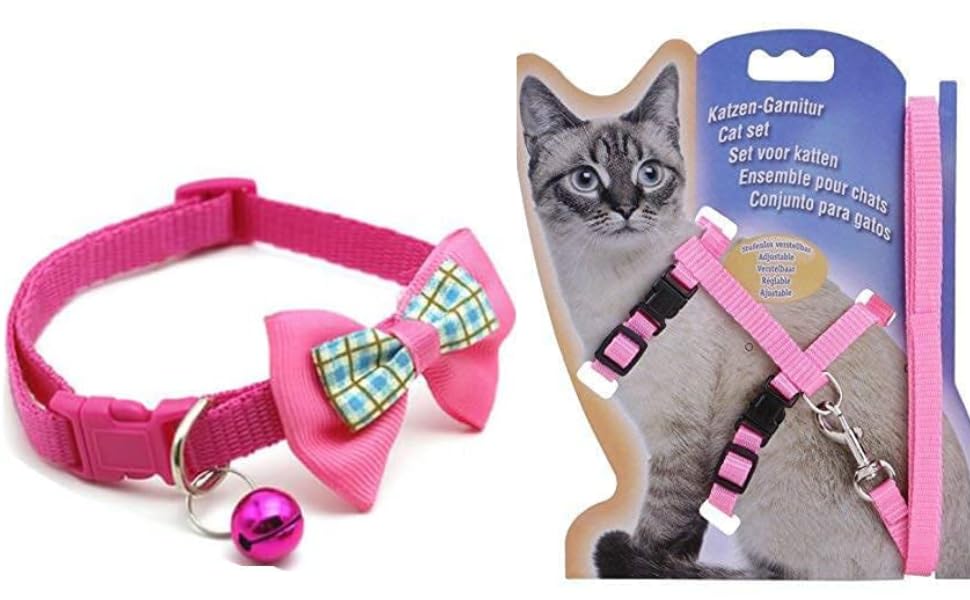 Dog Trust Cat Harness Leash Nylon Set for Cat Rabbit Kitten and Small Pet Nylon Harness Strap Collar (B0CBRPYCHK) Amazon Price History, Amazon Price Tracker