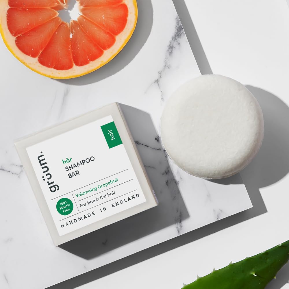 grüum Twin Pack Volumising Shampoo Bar 50g, Solid Shampoo Bars for Hair Up to 60 Washes - Image 2