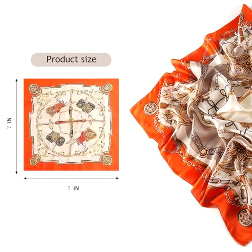 Women's Headscarves, Such As Silk Scarves, Women's Bandages,27.5 * 27.5 Inches3