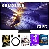 Samsung QN48S90FKIT1 OLED S90F 4K Smart TV Bundle Ultra Thin Design, HDR+, 144Hz Gaming, Alexa Built-in, AI Up