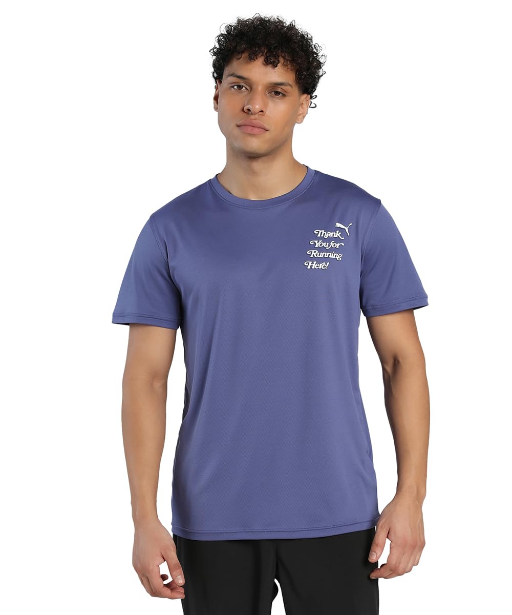 Graphics Erkek Sarı Koşu T-Shirt 52656439