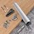 2PCS White Storm Screen Door Closer Door Closure with Hold Open Smooth Closing Motion for Storm
