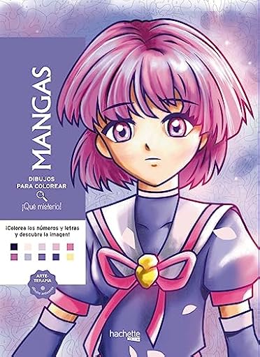 Dibujos para colorear. ¡Qué misterio! Mangas (Hachette HEROES - CULTURA POP - Arteterapia) | Ya disponible en tu tienda friki favorita! En mundofriki.es!