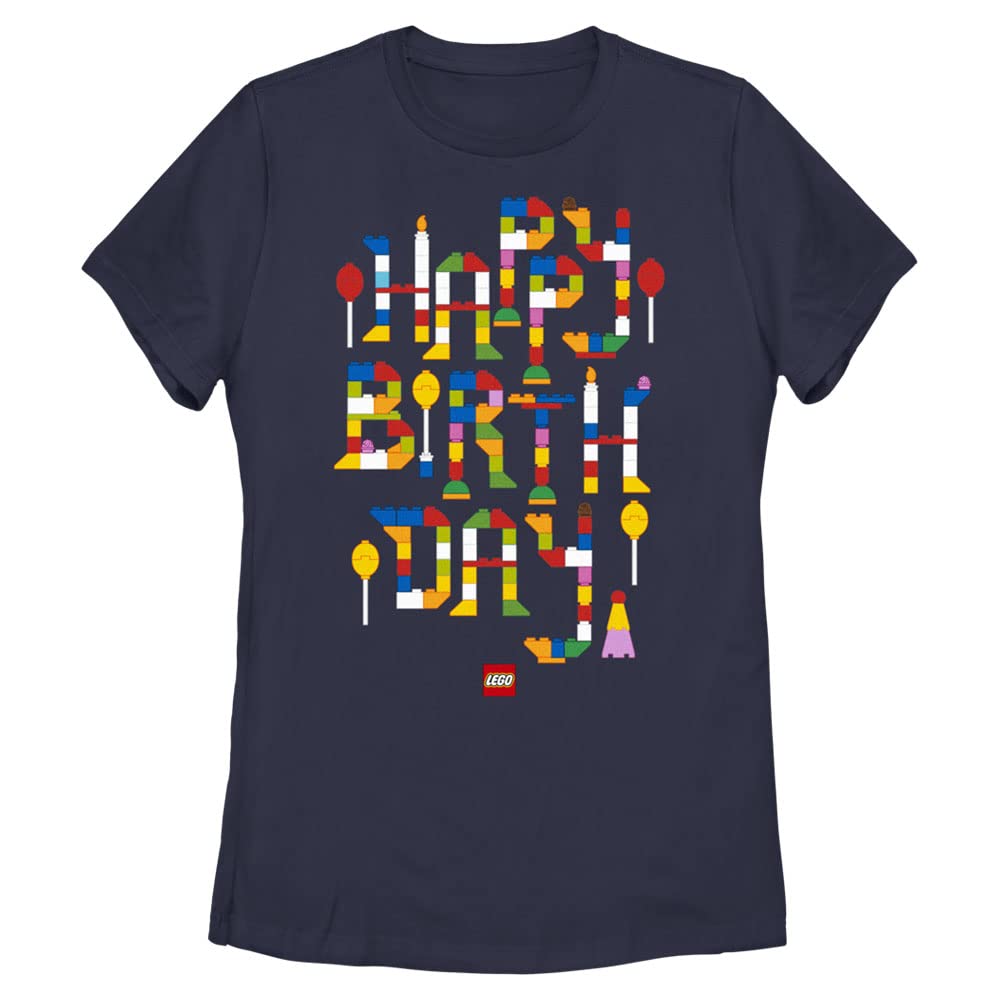Fifth Sun Lego Iconic Build Birthday Women's Short Sleeve Tee Shirt
