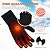 USB Heated Gloves for Women Men, Winter Gloves Full Finger Hand Warmers Gloves 3 Levels Temperature Adjustable Fast Heating Electric Heated Gloves for Outdoor Skiing Cycling Hiking (Black)