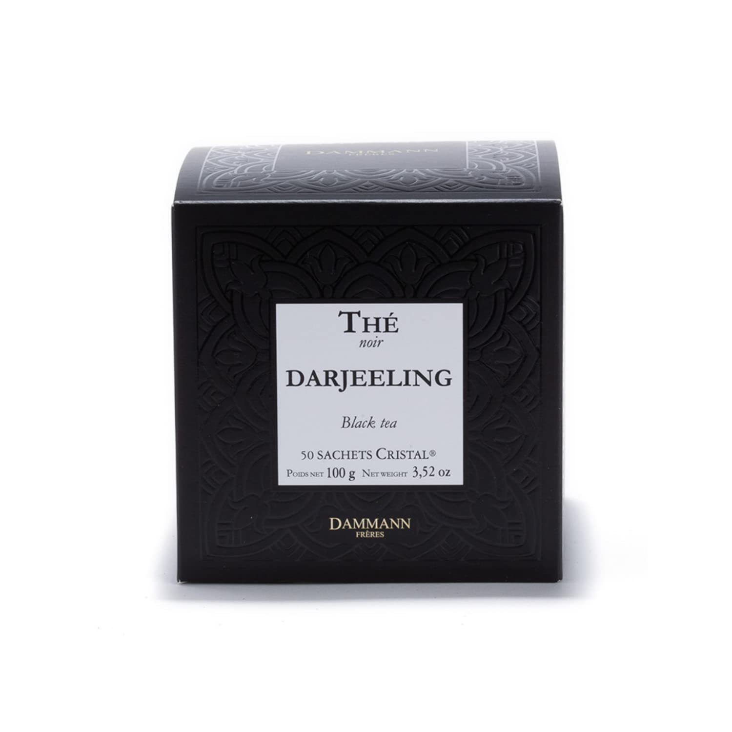 Bracia Dammann | Te Nero Darjeeling Indie | Czarna Herbata Darjeeling - 50 Filtri Tè (100 gr) | Pochodzenie Nero Indiano Darjeeling | Tè Nero Filtri w Sacchetto