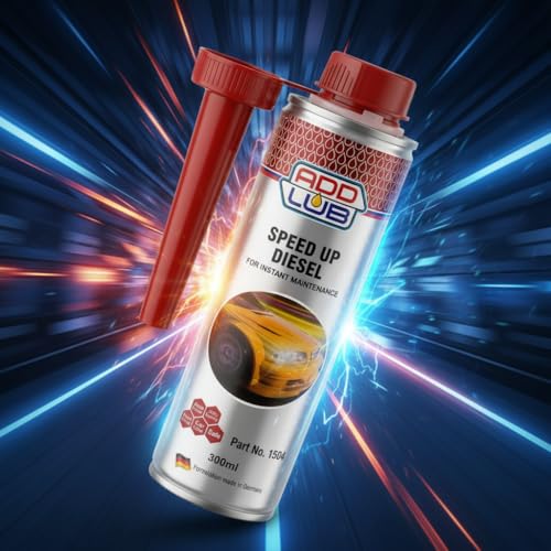 Image of ADDLUB Speed Up Diesel Performance Series, Boosts Throttle Response & Power Delivery, for Turbo & CRDi Diesel Cars, 300ML