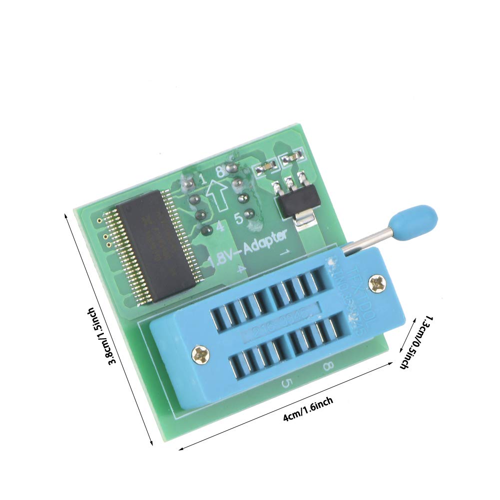 SEAFRONT Scheda di Conversione Adattatore 1,8 V Programmatore Flash SPI per Winbond W25 MX25 CH341 TL866CS