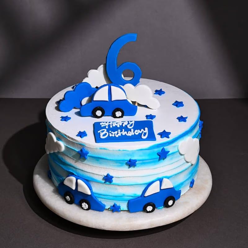 FlowerAura Delicious Birthday Special Cars & Clouds Theme Kids Cake For Son, Daughter, Nephew, Niece, Grandson, Granddaughter & Kids Birthday Party (Same Day Delivery) (2Kg)-image-41
