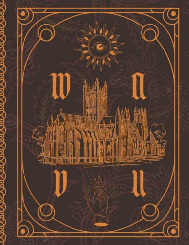 Journal Notebook Gothic Style: 110 page liner - large 8.5 x 11 image 2