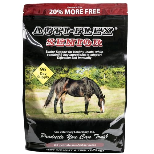 Cox Veterinary Laboratory Inc. Acti-Flex Senior Joint and Weight Gain Horse Supplement - 6 Pound Refill