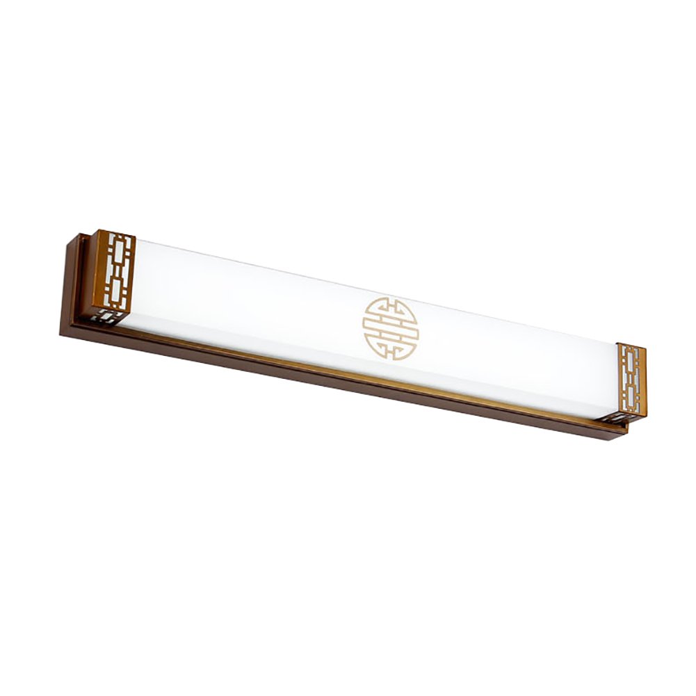 Lumières de salle de bains étanches LED à lumière chaude pour miroir et dressing