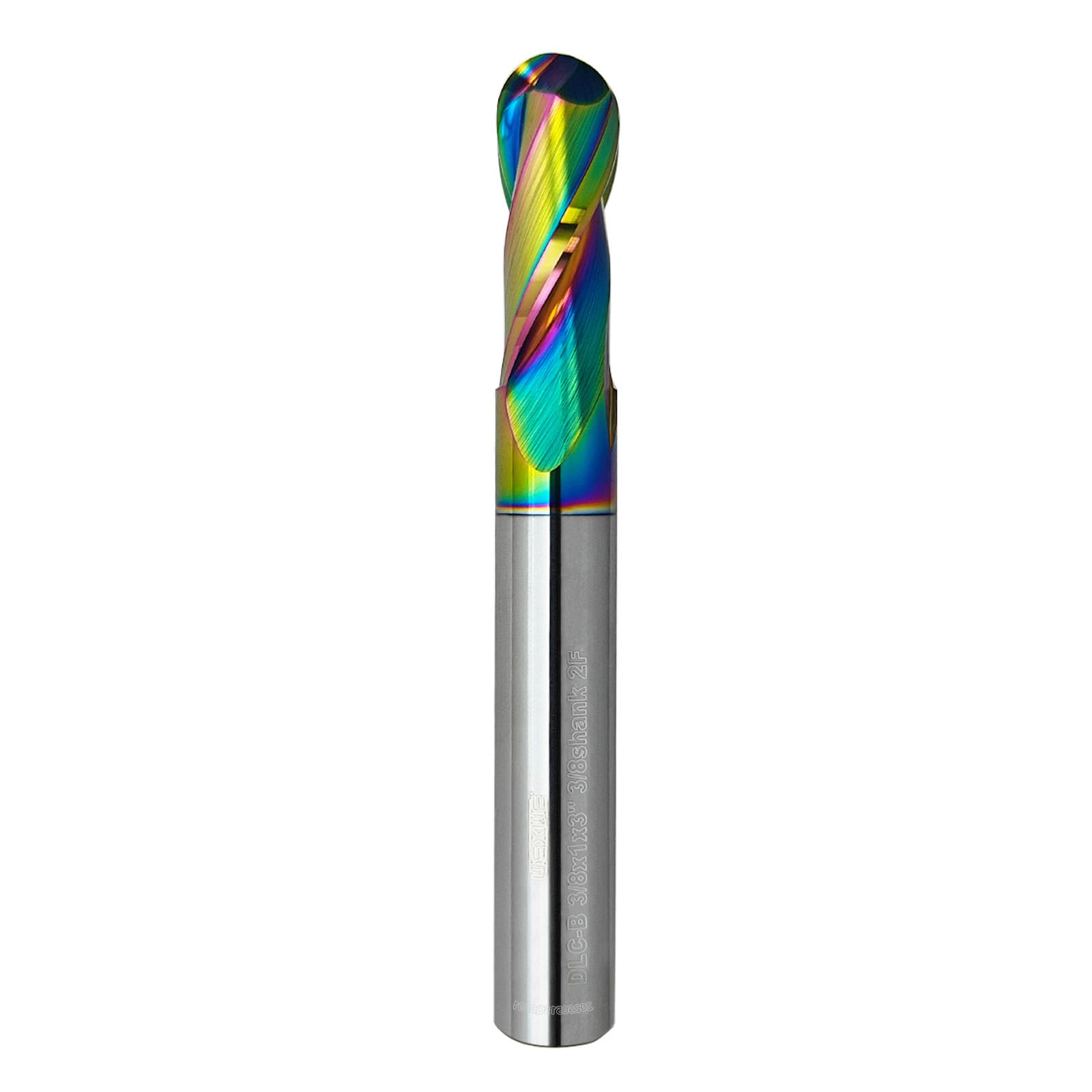 Ball Nose End Mill - Carbide, DLC Coating -12