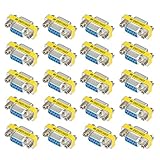 abcGoodefg 9 Pin RS-232 DB9 Female to Female Serial Cable Gender Changer Coupler Adapter (20 Pack)