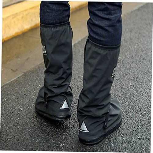 Protector para calzado para hombres y mujeres, fundas impermeables reutilizables para botas en días lluviosos, para viajes al aire libre miniatura 7