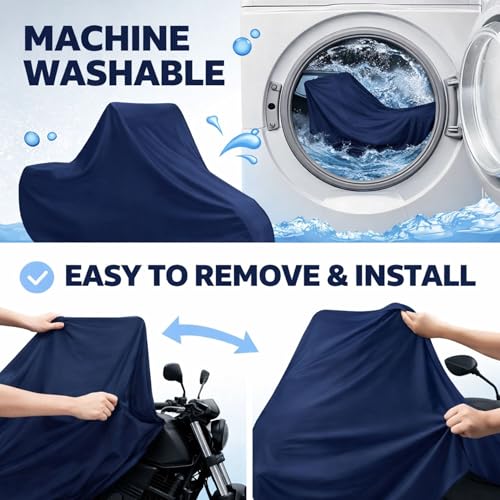 Image of Premium Scooty Cover for Electric Infinity E1, Plus, Infinity E1 All Model fit 100% Waterproof Dustproof Scratchproof - Ultra-Shield & All Weaather Protection for All Scooter Bike Cover