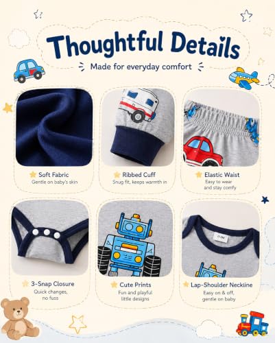 Image of Baby Boy Girl Clothes Preemie Newborn Must Have Infant Essentials Outfits 20 Piece Clothing 0-18 Months