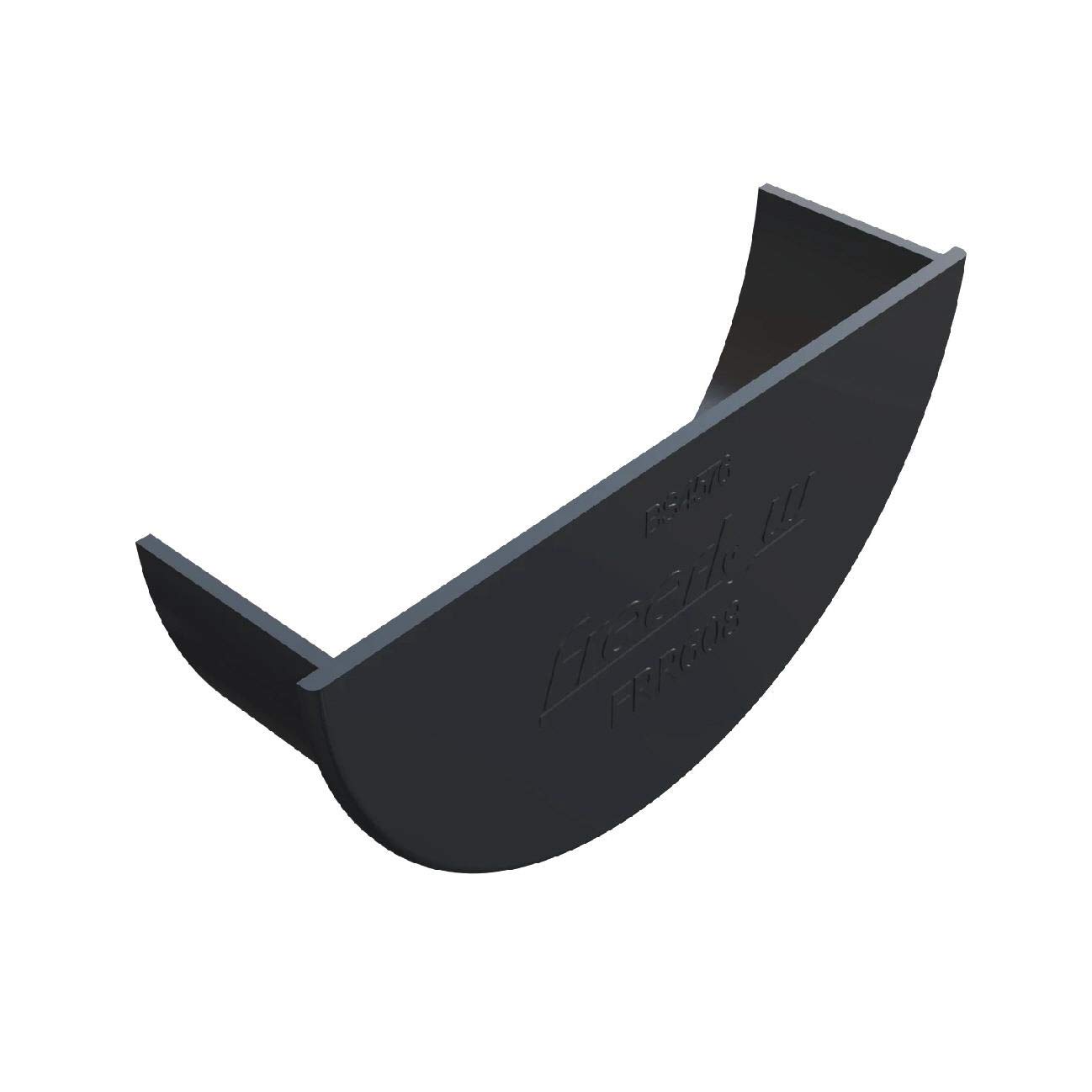 Freeflow Anthracite Grey Round Gutter Internal Stop End, 112Mm Rain Water Systems