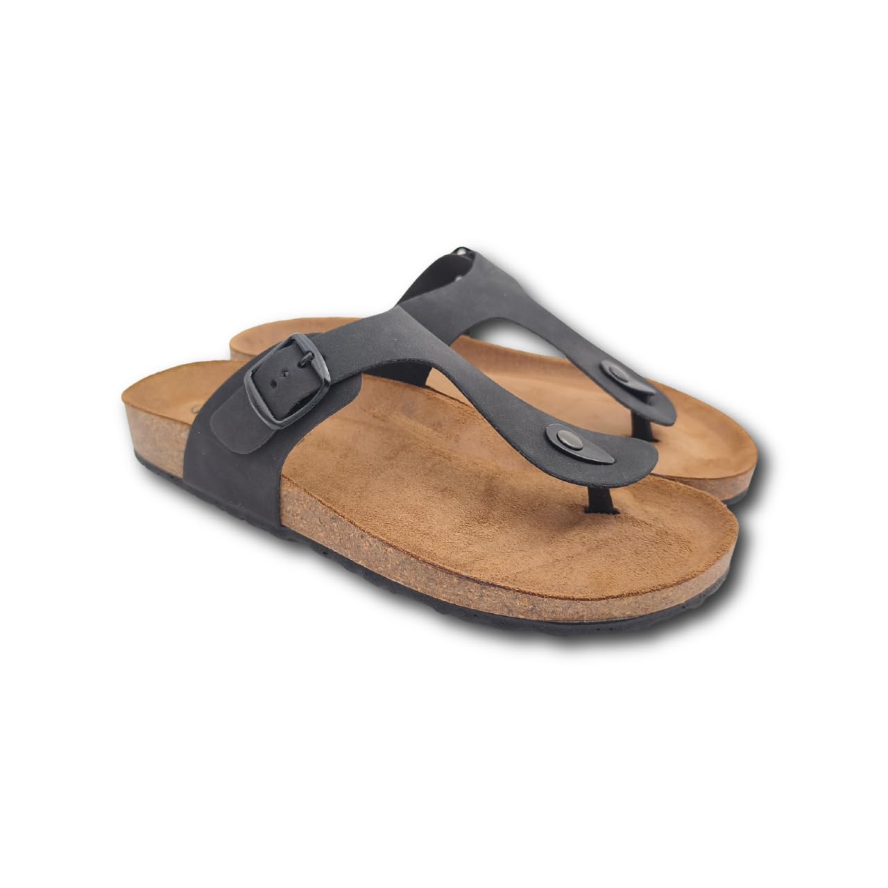 Sandali Uomo Estivi, Infradito in Pelle, Eleganti Ciabatte Estive in Cuoio, Sandalo per Mare, Casa, Spiaggia Made in Italy