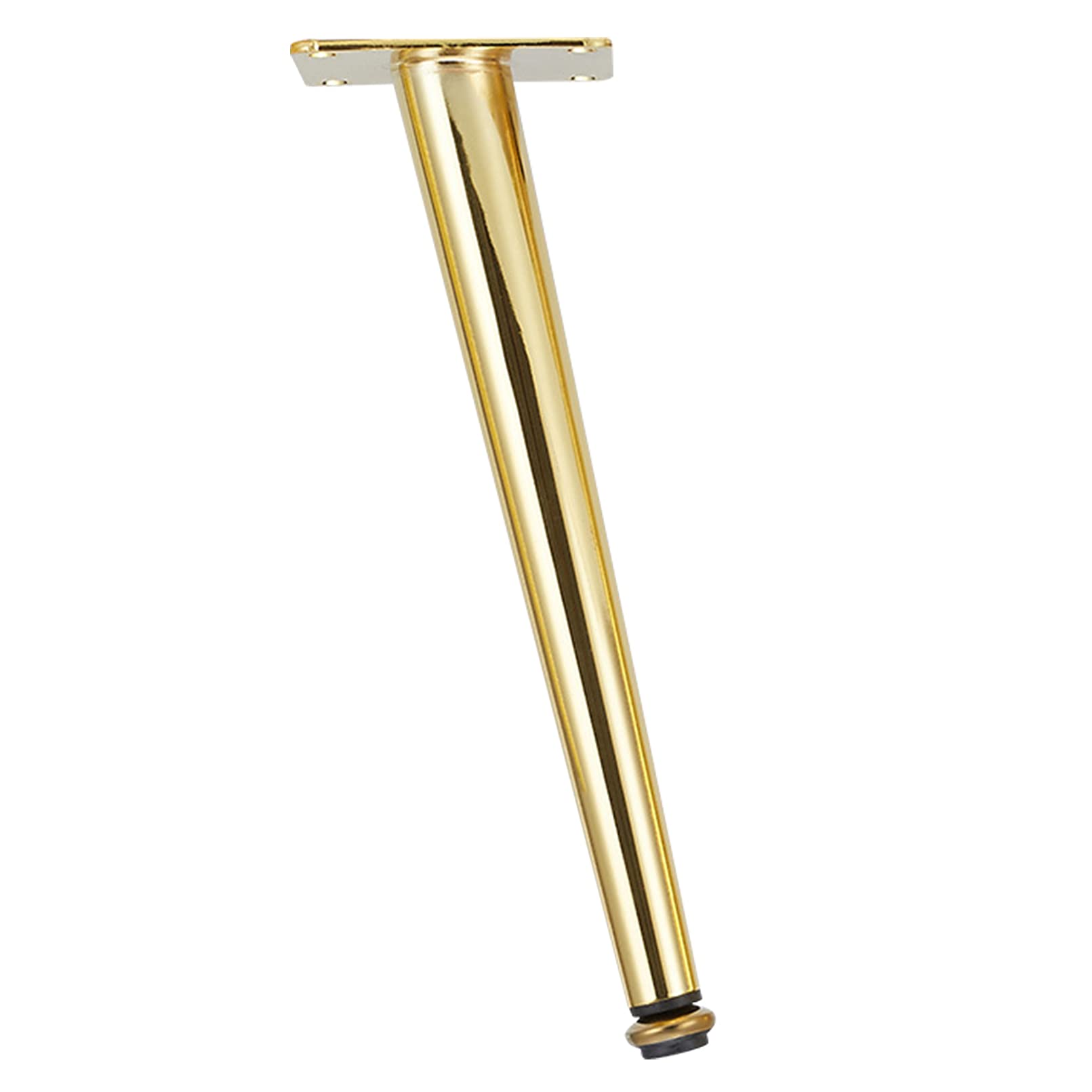 Generico Gambe per Mobili Regolabili/Piedistalli per Cassettiere Piedini Dorati per Mobili da Bagno Conici Piedini per Poltrone 10-75 cm (+10 Mm) Set di 4 Piedini per Armadi (30 cm Oro)