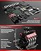 Helixsun TOYAN FS-V800WGPC Engine Model, 1/10 Scale DIY Assembly V8 Engine Model Kit, 28cc Micro Simulated Water-Cooled Four-Stroke Overhead Valve V-Type Model (KIT Version)