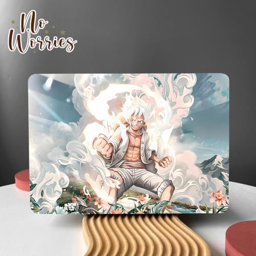 Image of NoWorries Anime Theme Laptop Skin Sticker Decals Suitable for All Type of Laptops (Gray Back Laptop Skin-Easy to Apply & Removable)(Scratch Proof and Dustproof) (15inch, LS-04)