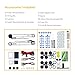 Universal 2-Door Power Window Conversion Kit Electric Power Window Lift Roll Up Regulator w/Switches, Wiring | Fit for 2-Door Vehicles with Manual Windows, Sedan, Pickup, Off-Road, Vans, SUV
