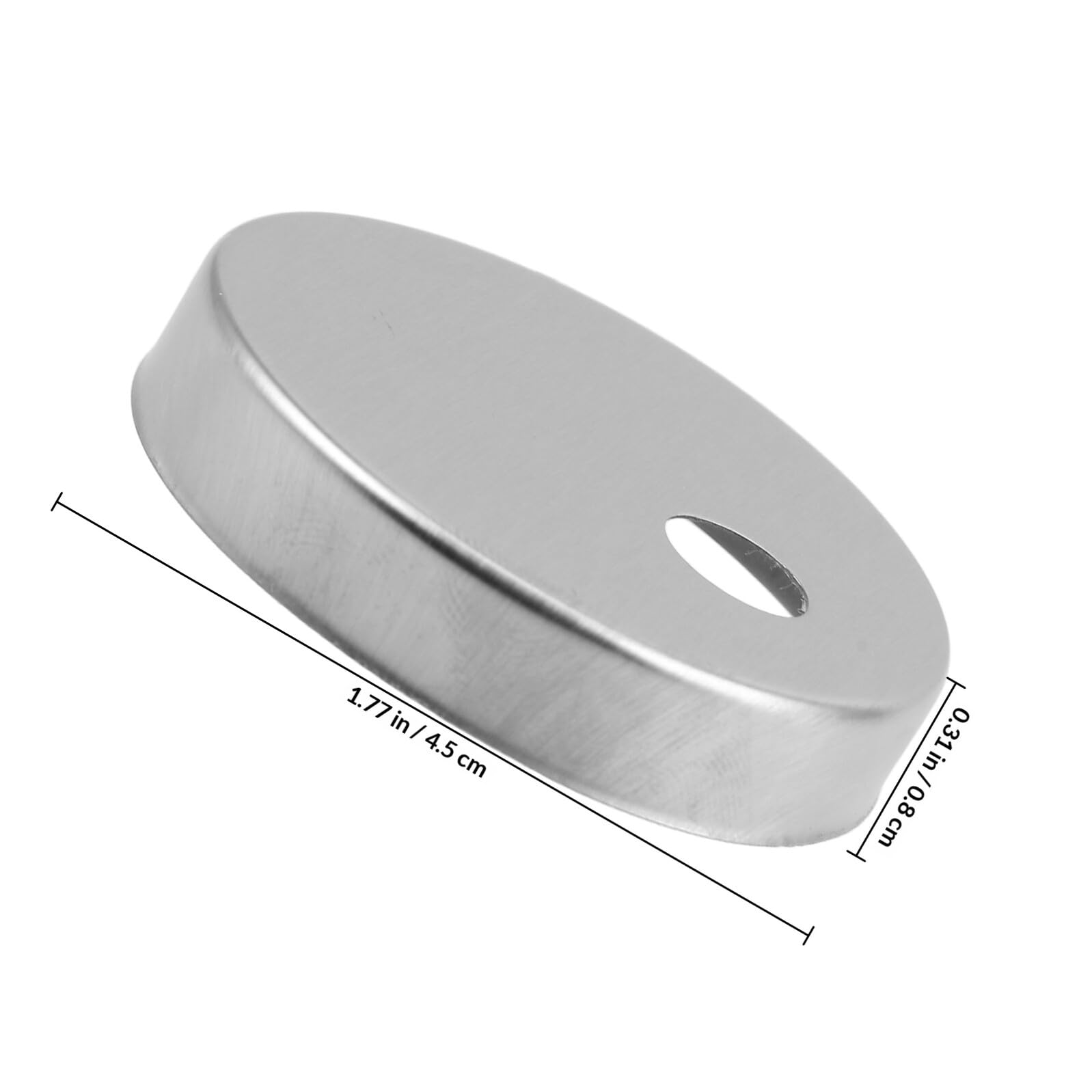 Set 2 Paia Tappi Bulloni Water Acciaio Inox 45mm per Fissaggio Sedile Bagno