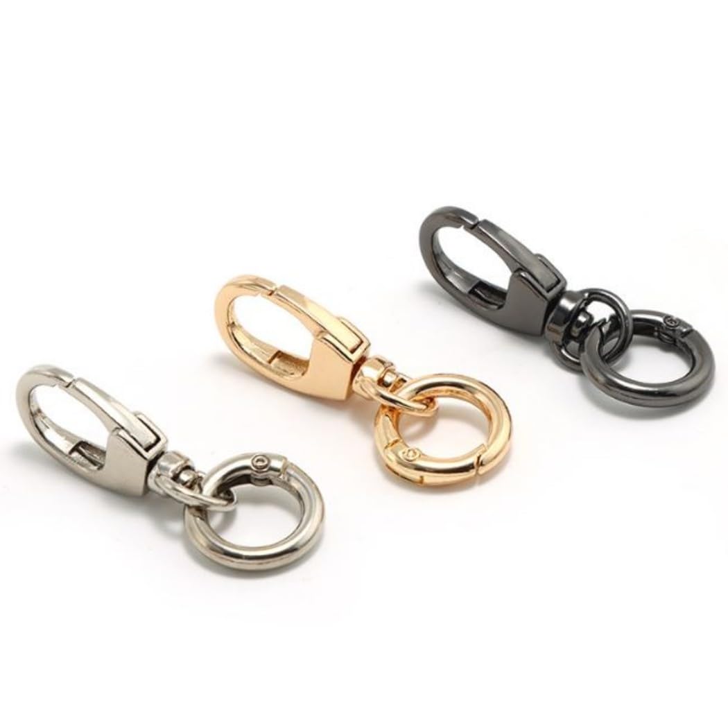 Amazon.co.jp: XSAJU Nascan Key Chain Set of 3 Swivel Hook Swivel
