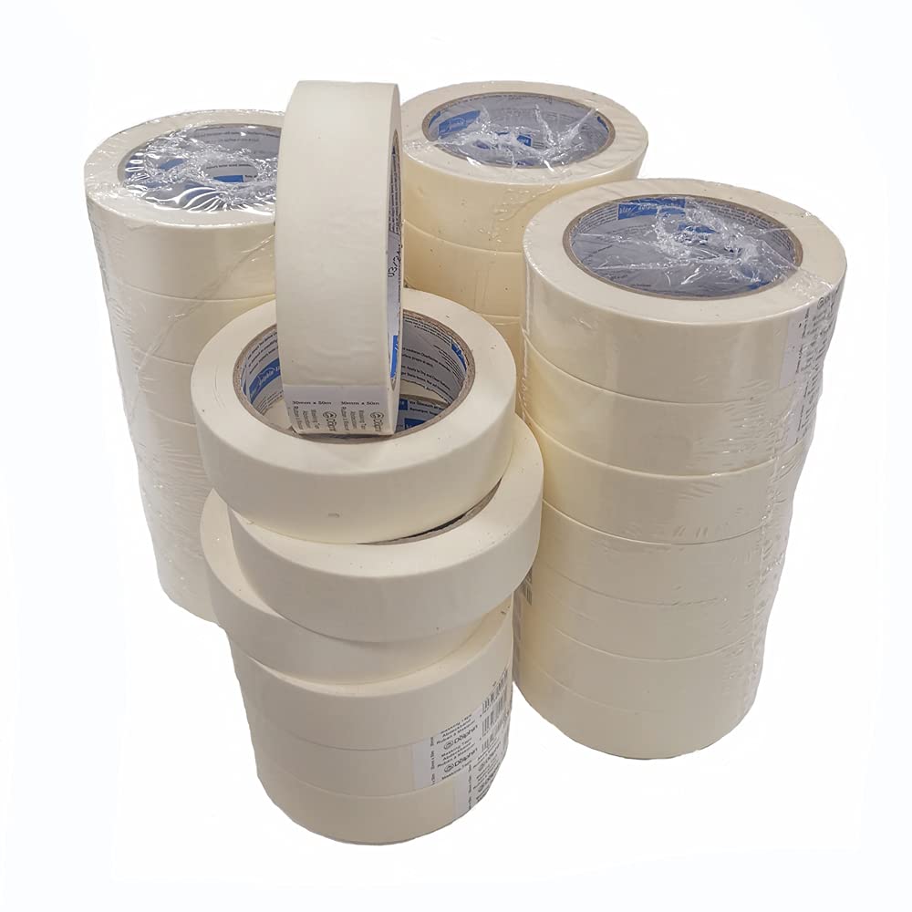 28 rollos de cinta adhesiva de carrocero de 30 mm x 50 m