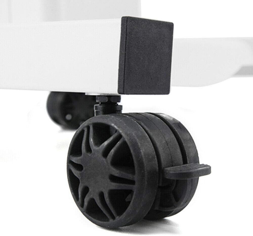 White Salon Trolley Beauty Cart with Wheels, Salon Trolley Cart for Beauty Spa Beauty Salon SPA Equipment Storage Organizer Stand Rolling Trolley Cart,Load 99lbs : Beauty & Personal Care