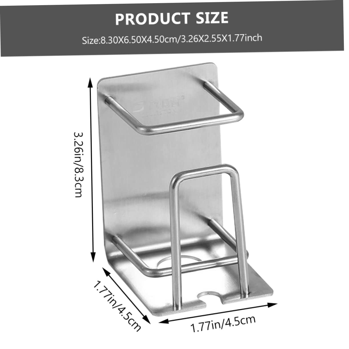 Wandmontierter Zahnbürstenhalter - Aluminium Organizer Für Badezimmer