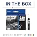 EPSON 220 DURABrite Ultra Ink Standard Capacity Black Cartridge (T220120-S) Works with WorkForce WF-2630, WF-2650, WF-2660, WF-2750, WF-2760, Expression XP-320, XP-420, XP-424