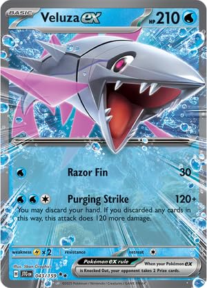 Amazon.com: Pokemon - Veluza ex 043/159 – Journey Together