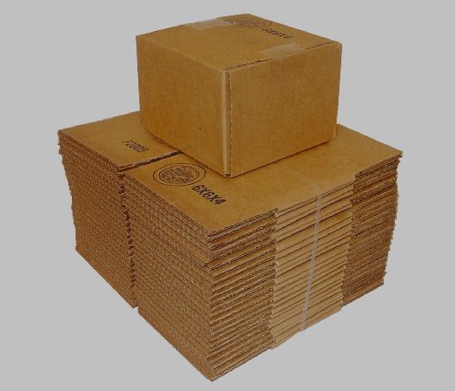 Corrugated Shipping Boxes - 6 x 6 x 6 - Bundle of 25 boxes