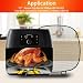 GCQ Air Fryer Accessories for Philips,18.2×18.2CM Square Drip Pan for Philips HD9741 3QT Tray Rack Compatible with HD9721, HD9656, HD9730, Dishwasher Safe