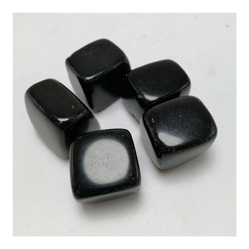 Raumdekoration Kristall Naturkristall Trommelstein Kristall Schwarzer Obsidian Grüner Urinroter Jaspis Amethyst Stein Kristall Haushalt (Color : White Clear)