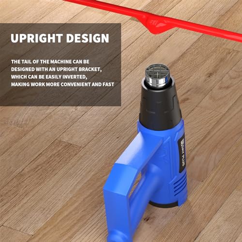 Heat Gun 2000W, JAOSY Hot Air Gun w/ 3 Nozzles, Variable Temperature Control with 2-Temp Settings, for Paint Removing, Shrink Wrapping/Tubing 4 Heat Gun 2000W, JAOSY Hot Air Gun w/ 3 Nozzles, Variable Temperature Control with 2-Temp Settings, for Paint Removing, Shrink Wrapping/Tubing - Image 4