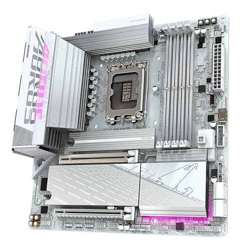 Image of GIGABYTE B860M AORUS Elite WF6E ICE Motherboard - Intel Core Ultra Series CPUs, 12+1+2+1 Phases VRM, up to 9200MHz DDR5, 1xPCIe 5.0 + 2xPCIe 4.0 M.2, 2.5GbE LAN, WiFi 6E, USB 4