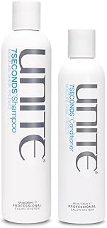 7SECONDS Shampoo & Conditioner – Hydrates, Shines, Protects UV/Heat Damage, 10oz, 8oz