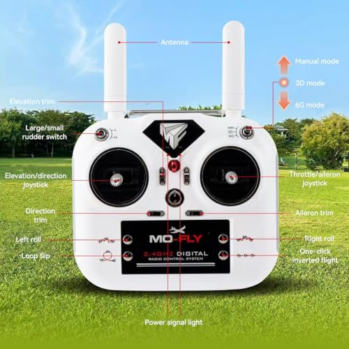 Avión RC EPP 685 mm RTF Brushless con motor sin escobillas 2204 y estructura modular 7
