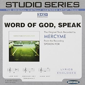 Audio CD Word Of God Speak by MercyMe Accompaniment Track Book