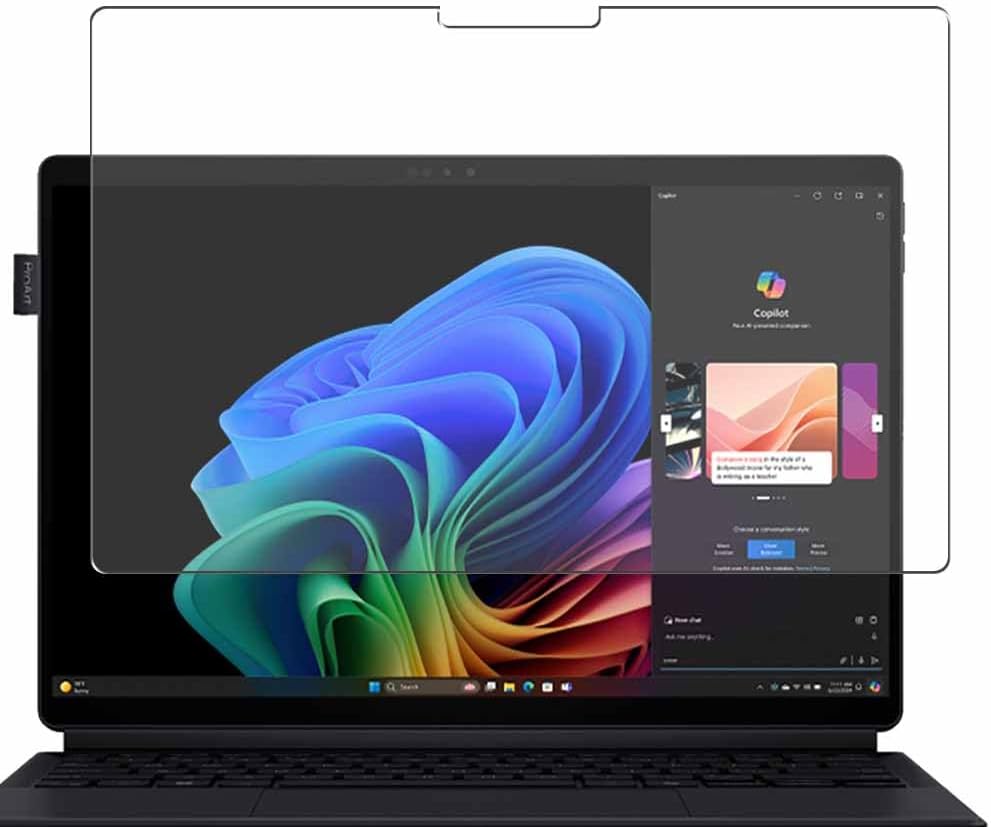 Puccy Tempered Glass Screen Protector Film, compatible with ASUS ProArt PZ13 HT5306 HT5306QA 13.3" Laptop (Active Area Cover Only) Protective Protectors Guard