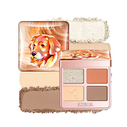 ZEESEA 夢幻燦爛 動物シリーズ 四色アイシャドウ D02