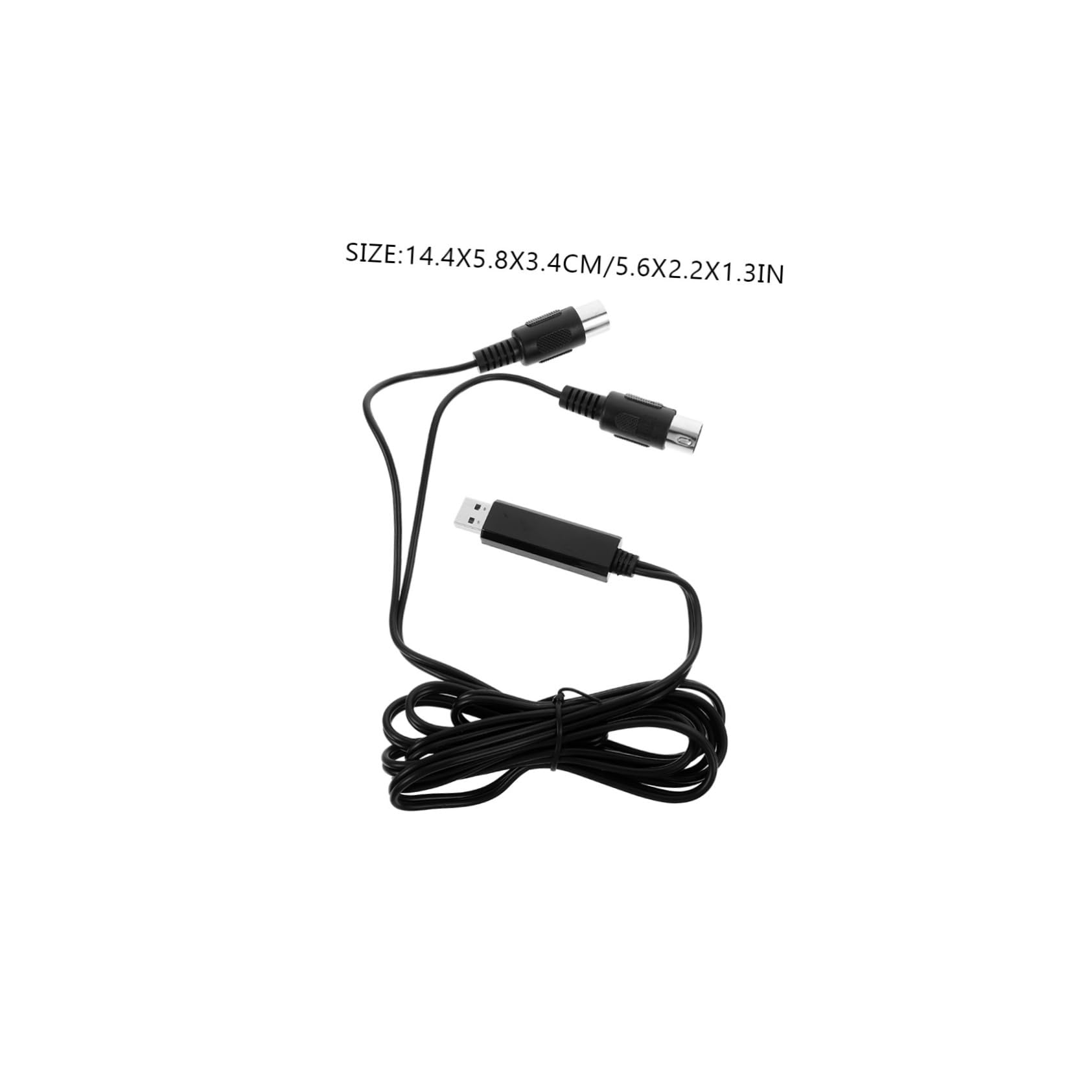 ibasenice 3stücke Usb Midi Kabel Adapter Für Klavier Und Keyboard Pc Laptop Verbindung Play Für Musikproduktion Kompatibel Mit Xp Vista Und