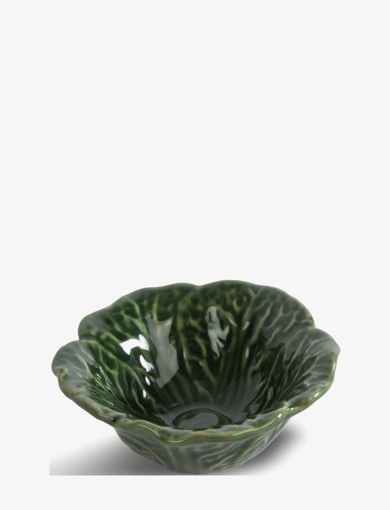 ByON Ciotola In Gres A Forma Di Cavolo - Verde, 11 Cm | Per Portate, Design Originale, Lavabile In Lavastoviglie