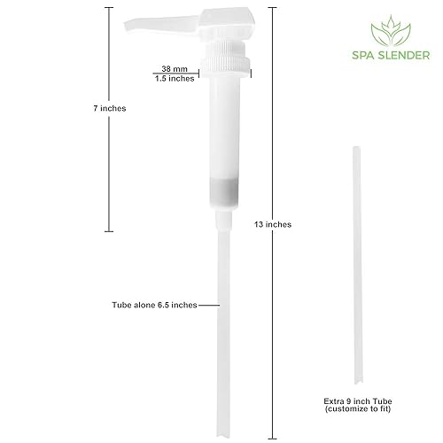 Miniatura 8 de Spa Slender 1 Pack Gallon Pump Dispenser  Gallon Bottle Pump with Lock-Down Closing System  Suitable for Industrial and Health Care Use  30ml Liquid